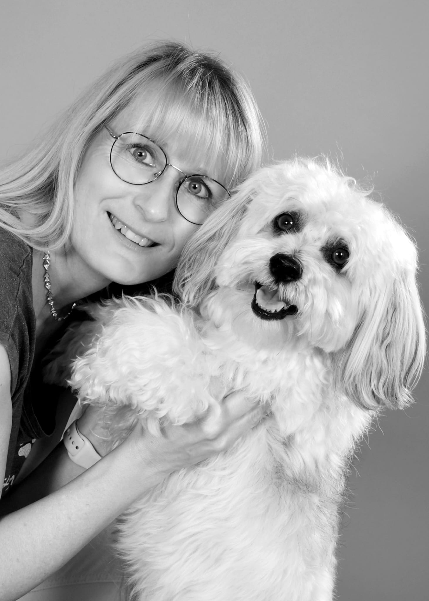 Carmen Blum mit Havaneser Toni